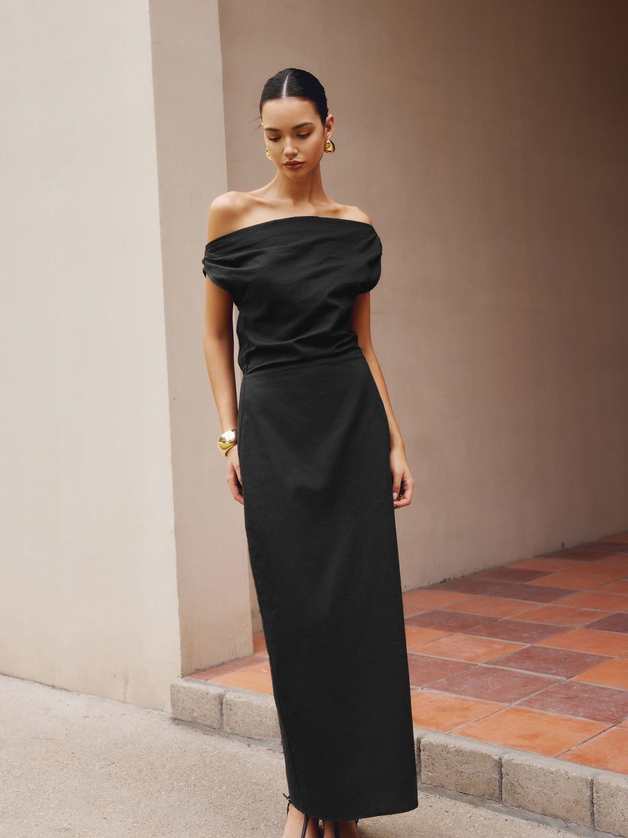 Laroche™ | Robe Slim Fit à Épaule Asymétrique