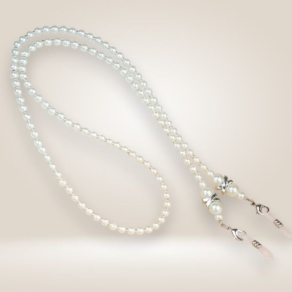Laroche™ | Chaîne de Lunettes Dorée avec Accents de Perles