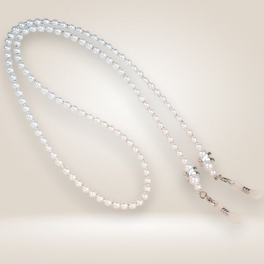 Laroche™ | Chaîne de Lunettes Dorée avec Accents de Perles